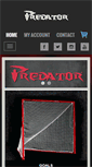 Mobile Screenshot of predatorsports.com